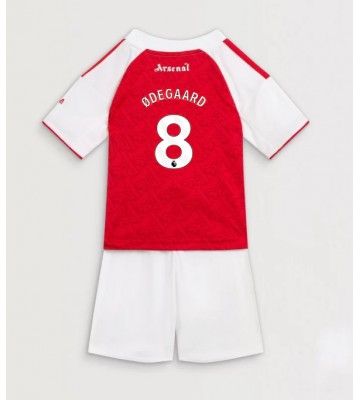 Arsenal Martin Odegaard #8 Primera Equipación Niños 2025-26 Manga Corta (+ Pantalones cortos)